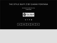 Tablet Screenshot of blog.thestylebuff.com